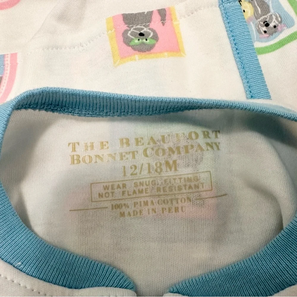 TBBC Beaufort Bonnet Co Knox's Night Night Gallery Wall Paw-Faction Footed PJs